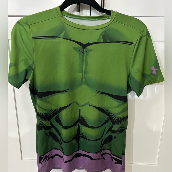 Under Armour Other - YXL Marvel Hulk athletic fitted/compression shirt